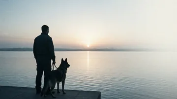搜救犬训导员 【长风渡·红岩初心】（AI绘画完成）