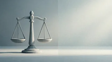 法学研究人员 【法治天平与静水流深】（AI绘画完成）