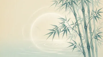 司法所业务助理员 【竹影清风·刚柔并济】（AI绘画完成）