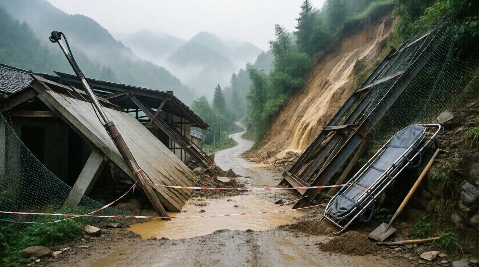 建筑物倒塌（山地）应急救援员