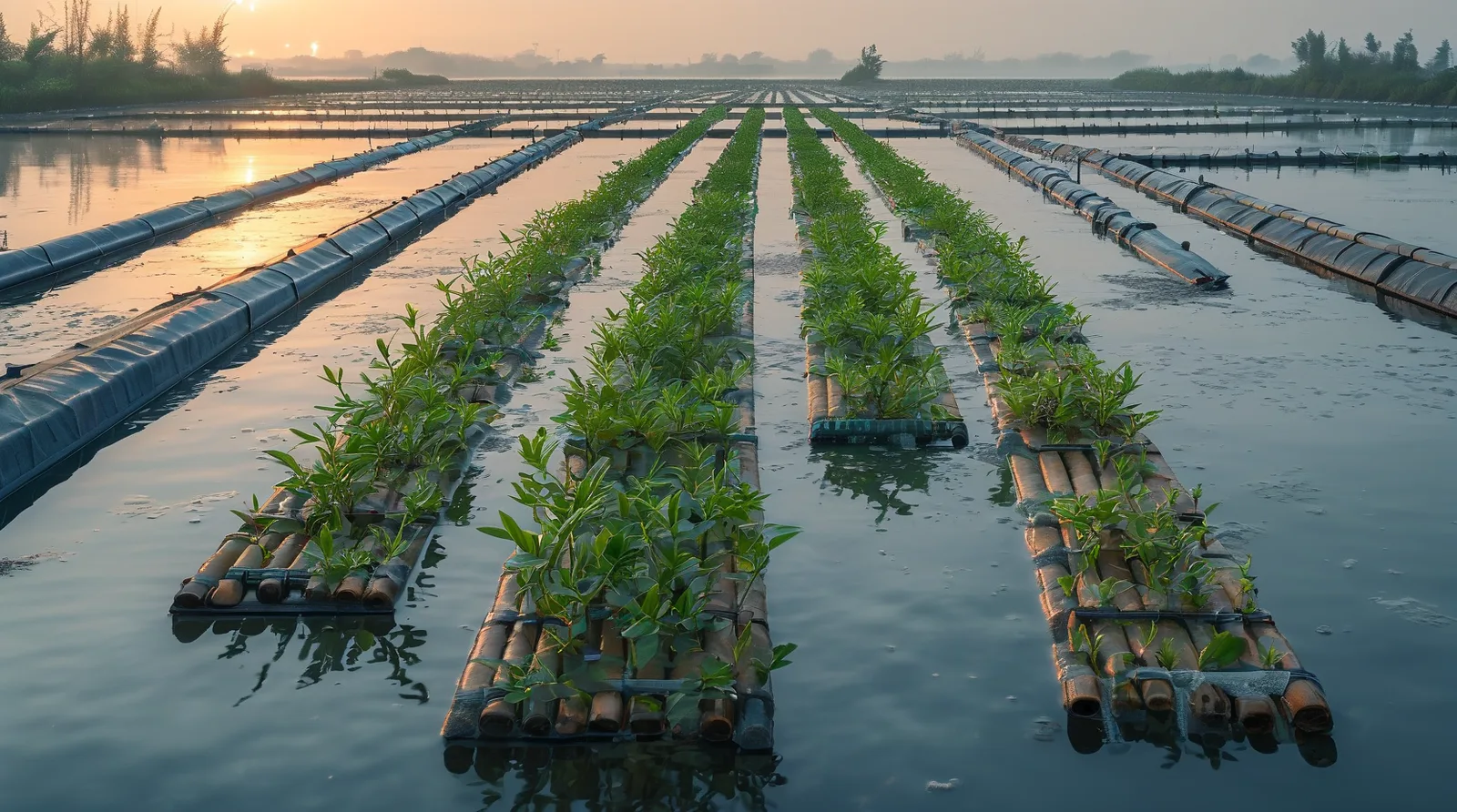 水生植物栽培工