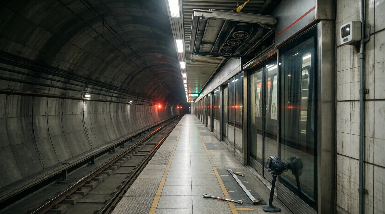 城市轨道交通站台门检修工