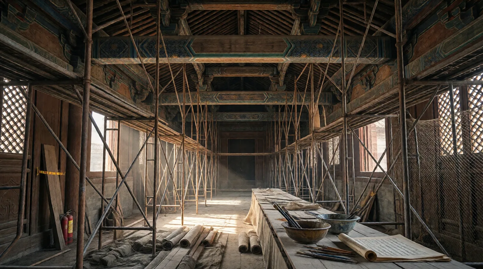 传统建筑彩画工