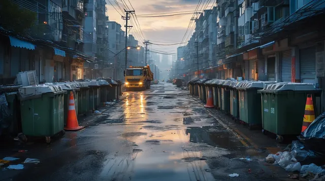 生活垃圾清运工