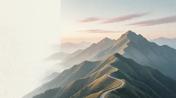 体育学研究人员 党建PPT背景图 【破晓登山图】