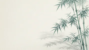 哲学研究人员 党建PPT背景图 青竹疏影·静观