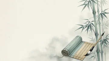 文学、艺术学研究人员 党建PPT背景图 【墨韵书心·清正雅集】