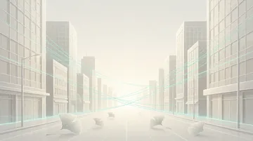 城市管理网格员 党建PPT背景图 【晨曦网格·初心底色】
