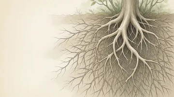 生物学研究人员 党建PPT背景图 【根系深处的坚实大地】