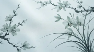 美容师 党建PPT背景图 【清韵流芳】