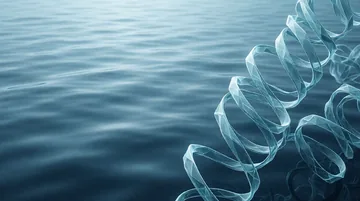生物学研究人员 党建PPT背景图 【深海静流·秩序之美】