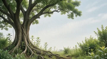 森林抚育工 党建PPT背景图 【生机盎然·服务人民】