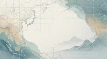地图制图工程技术人员 党建PPT背景图 【经纬初心·墨韵山河】