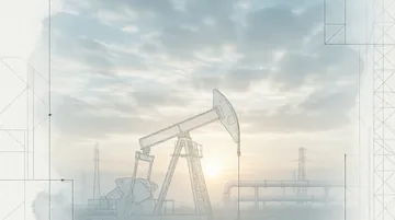 石油天然气开采工程技术人员 党建PPT背景图 【晨曦井架·初心如磐】