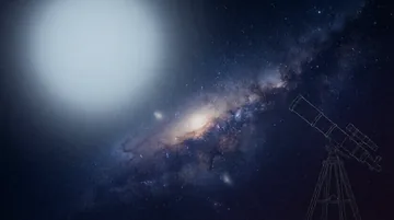 天文学研究人员 党建PPT背景图 【星穹引路·初心如磐】