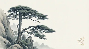 退役军人事务员 党建PPT背景图 【松风铁骨·戎装初心】