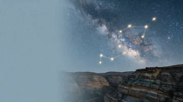地质矿产调查工程技术人员 党建PPT背景图 【星辰指引的征途】