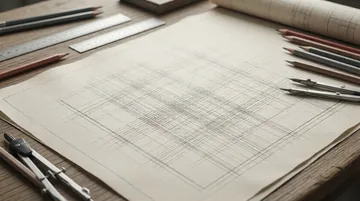 制图员 党建PPT背景图 【蓝图初心·红墨经纬】